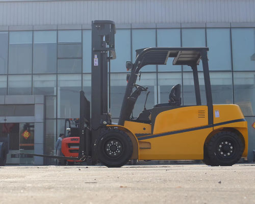 環境に優しいXDEMフォークリフト 5000kg 負荷容量 サイドシフトとオプションデュプレックスマストの電気バッテリー
