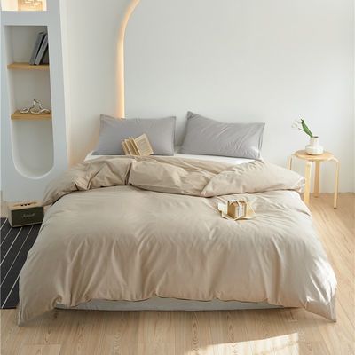 固いベージュ 100% 綿 毛布 寝具 セット 純綿 ベッドシート ベッドシート 枕カバー