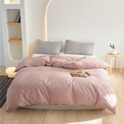ピンク 100% 純 長い ステープル 綿 毛布 寝具 セット ベッドシーツ