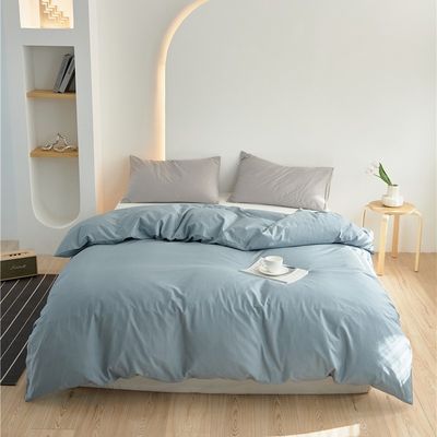 明るい青 100% 純 綿 毛布 寝具 寝具 セット