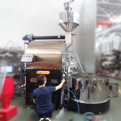 コーヒーロースター 工業用 工場用 コーヒーロースタリングマシン 50kg 60kg PLC制御付き