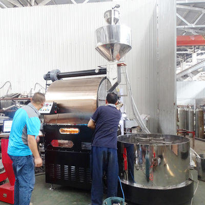 コーヒーロースター 工業用 工場用 コーヒーロースタリングマシン 50kg 60kg PLC制御付き