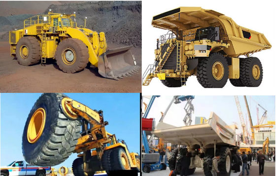 油圧式オフロードタイヤプレス