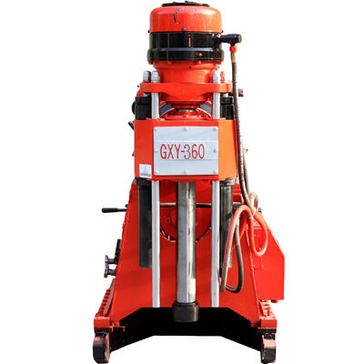 GXY-360 スピンドル回転式地質コア掘削リグ最大 500 メートルの深さの油圧エンジニアリング探査ドリルマシン岩盤コアリング井戸グラウト高速道路鉄道測量機器