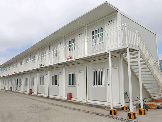 プレハブの建築現場の容器の調節のモジュラー容易家を取付ける