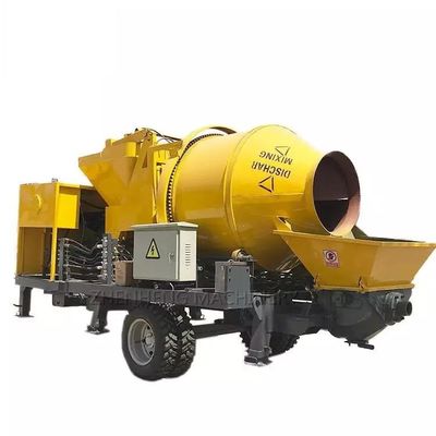 40 M3/H 携帯ディーゼルトレーラー コンクリートポンプ XDEM ミキサー付き