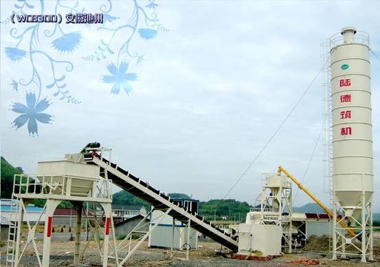85kW土のセメントの混合植物、300t/H具体的な混合の場所