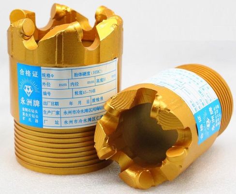 小石のための耐久力のあるPDCのコア・ビット、75mmの直径PDCの穴あけ工具